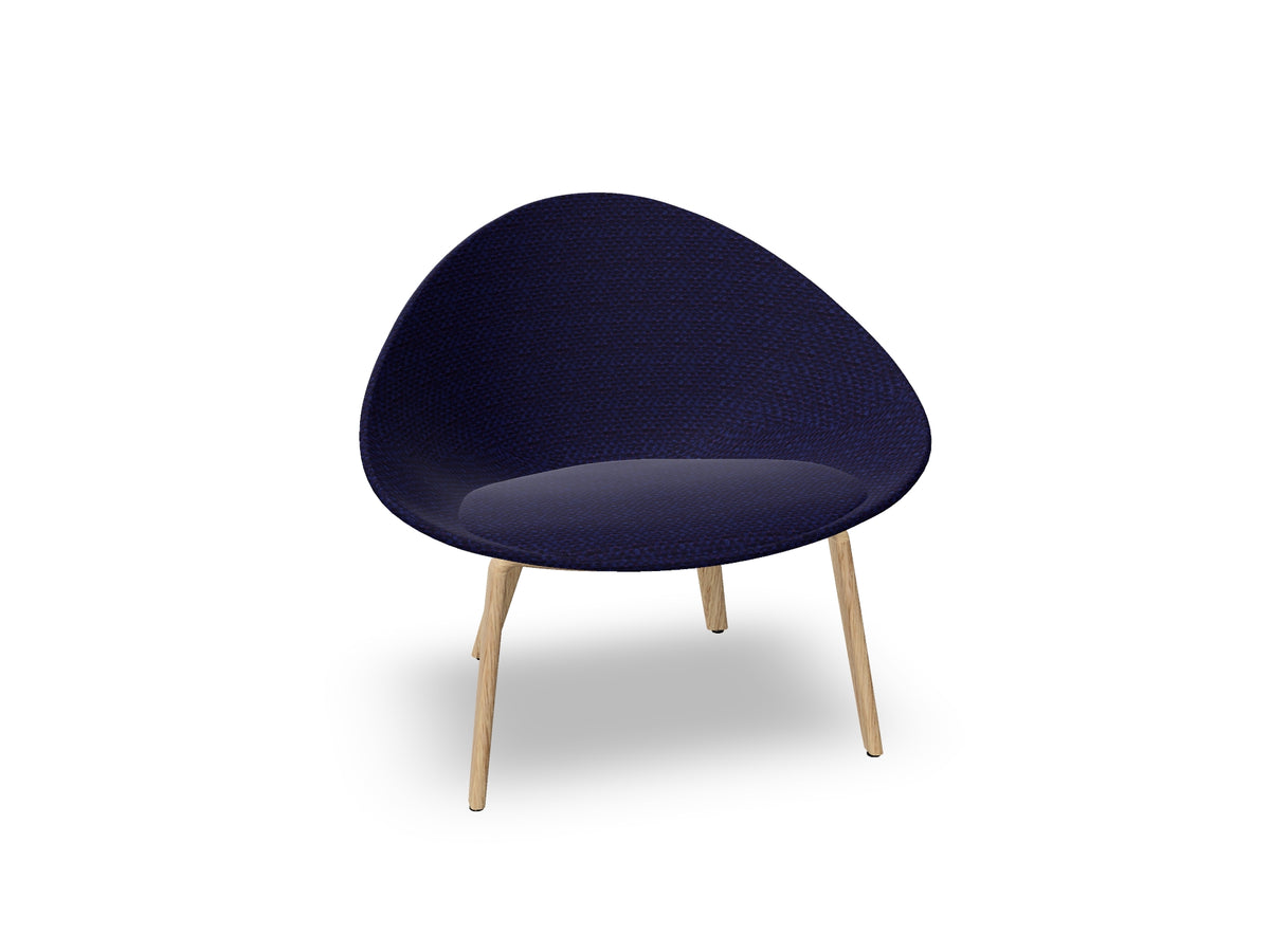 Adell 4 Leg Wood Lounge Chair With Fully Upholstered