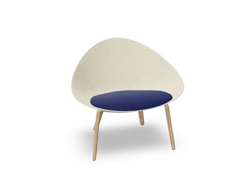 Adell 4 Leg Wood Lounge Chair lounge chair Arper 