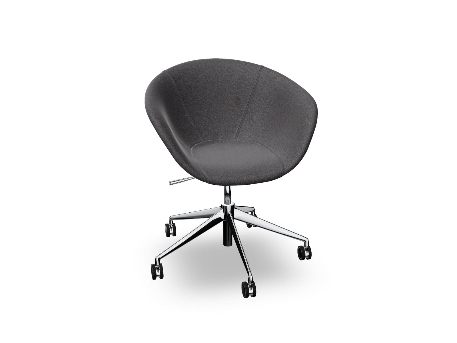 Duna 02 Five Star Base Chair With Front Upholstery Chairs Arper 