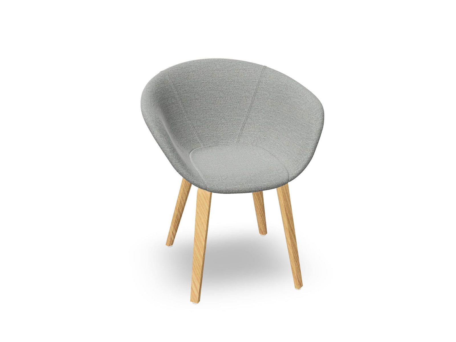 Duna 02 Wood Leg Chair With Full Upholstery Chairs Arper 
