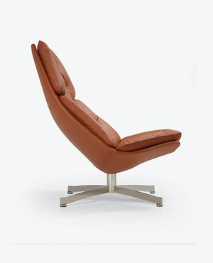 F 587 Cross-Base Swiveling High Chair lounge chair Artifort 