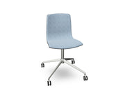 Aava 02 Fixed Trestle Base Wood Chair With Front Upholstery Chairs Arper 
