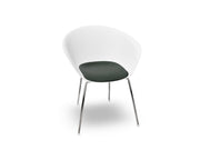 Duna 02 Four Leg Chair With Seat Cushion Chairs Arper 