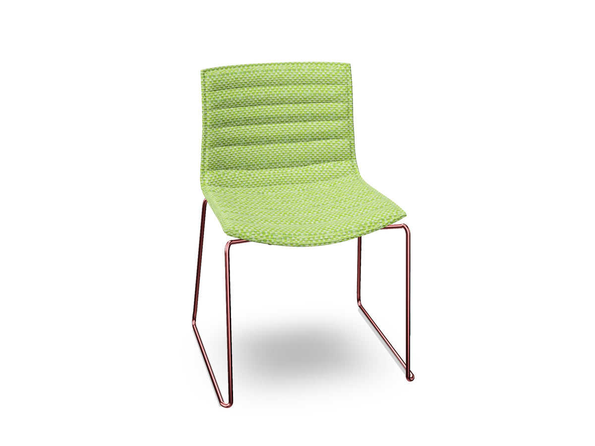 Catifa 46 Sled Base With Fully Upholstered