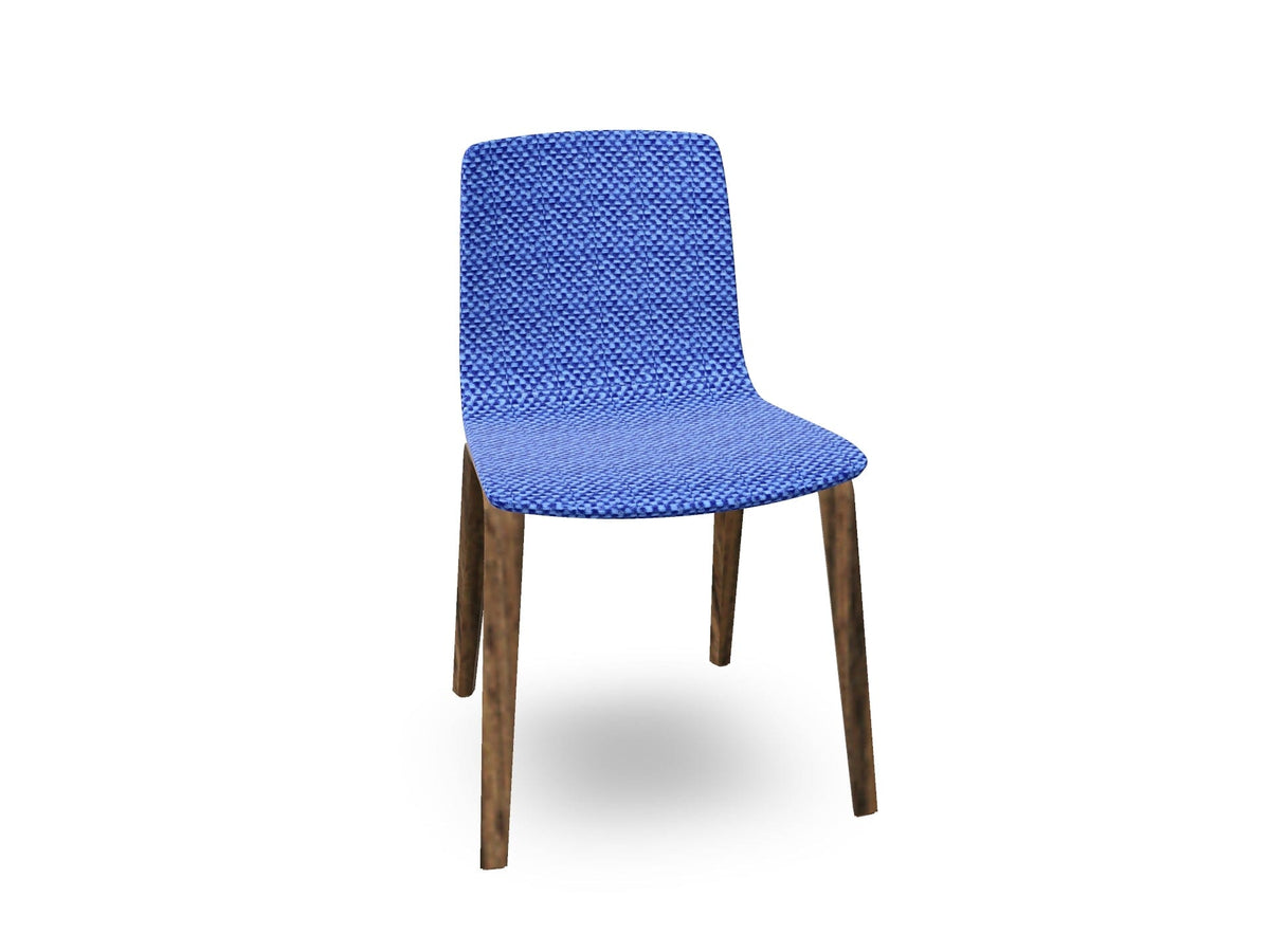 Aava 02-4 Wood Legs Chair With Fully Upholstered Chairs Arper 