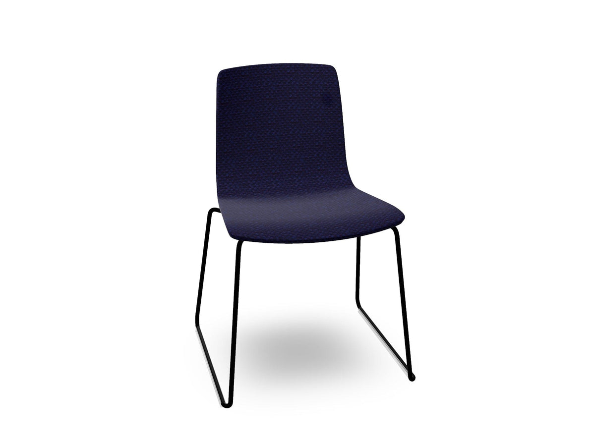 Aava 02 Sled Base Chair With Fully Upholstered Chairs Arper 