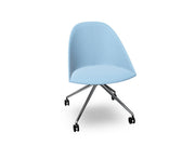 Cila Fully Upholtered Chair With Fixed Trestle Base Chairs Arper 