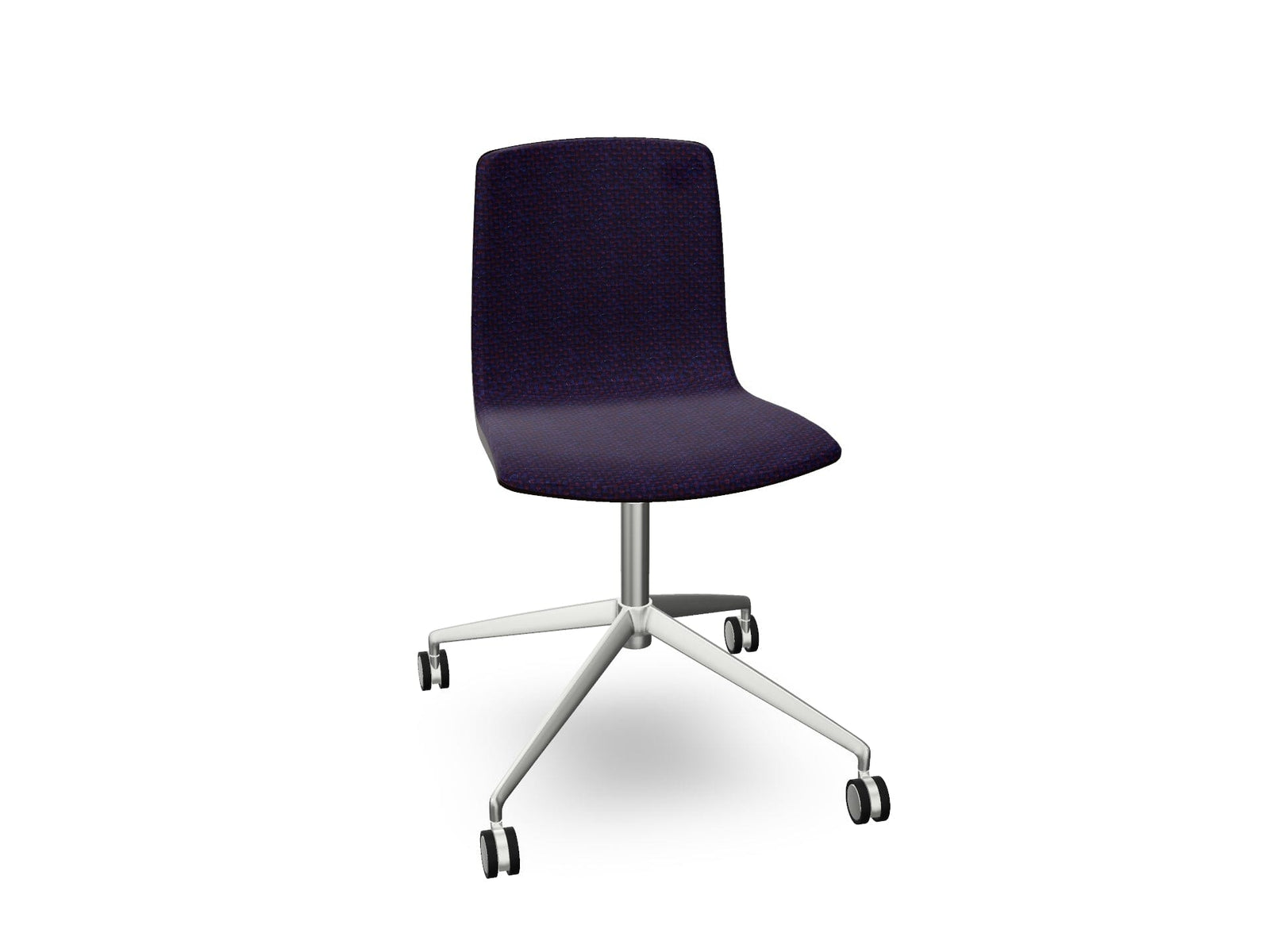 Aava 02 Fixed Trestle Base Wood Chair With Front Upholstery Chairs Arper 
