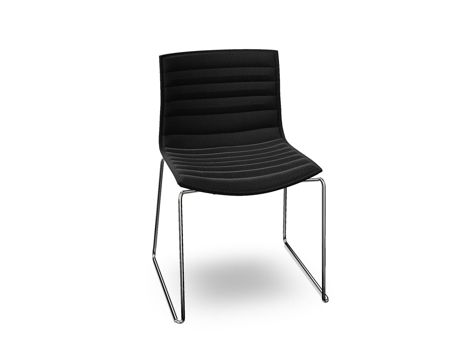 Catifa 46 Sled Base With Fully Upholstered