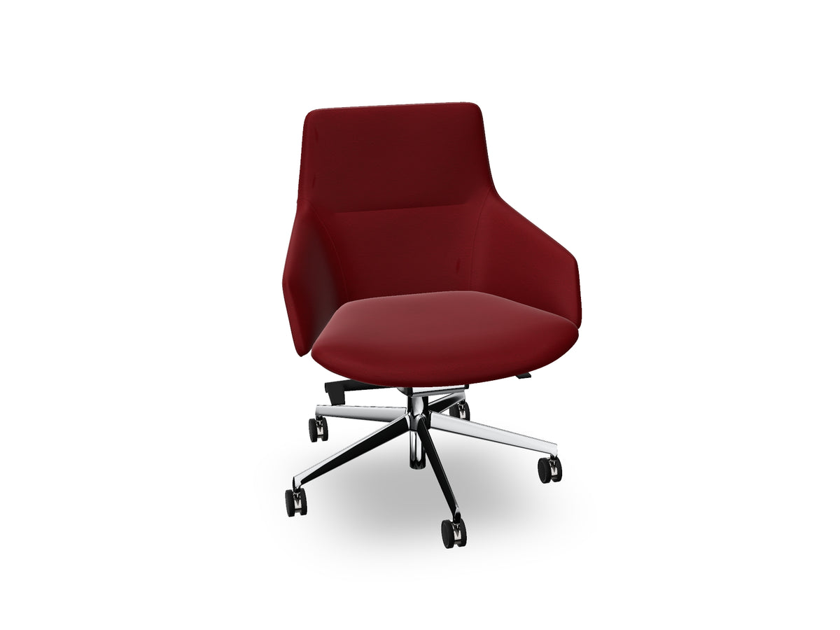 Aston Conference Syncro Five Way Star Base Armchair