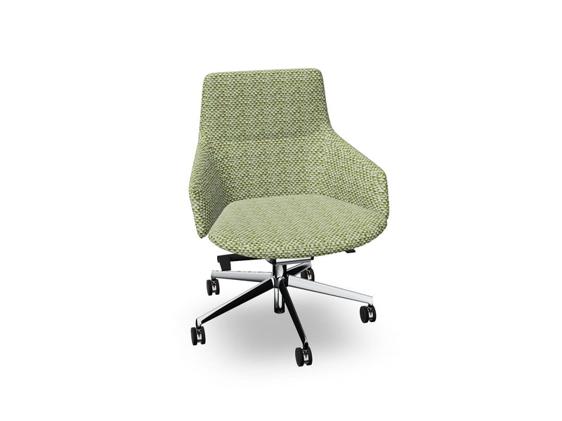 Aston Conference Syncro Five Way Star Base Armchair task chair Arper 