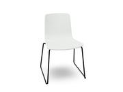 Aava 02 Sled Base Chair With Fully Upholstered Chairs Arper 