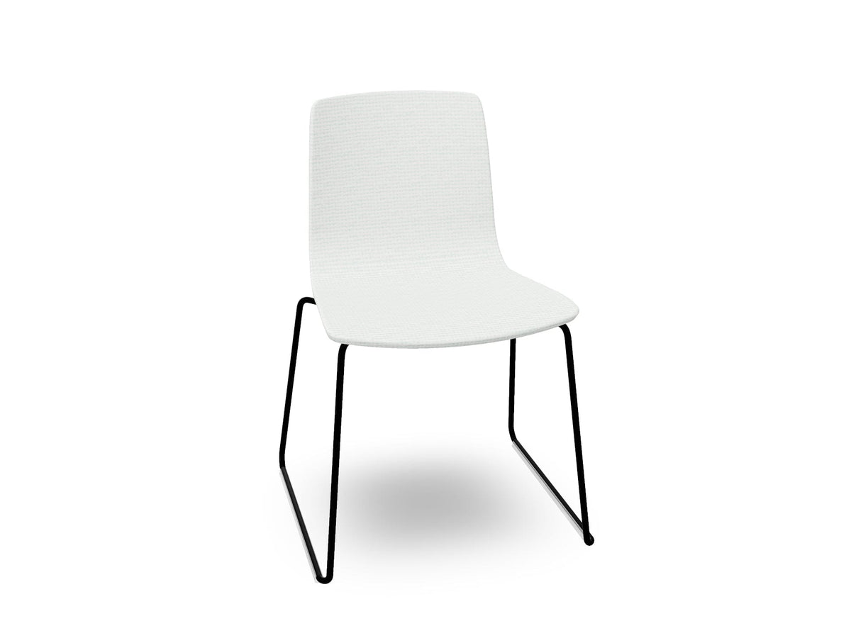 Aava 02 Sled Base Chair With Fully Upholstered Chairs Arper 