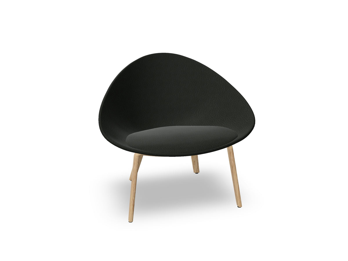 Adell 4 Leg Wood Lounge Chair With Fully Upholstered