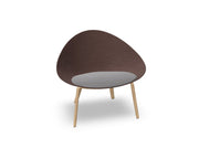 Adell 4 Leg Wood Lounge Chair lounge chair Arper 