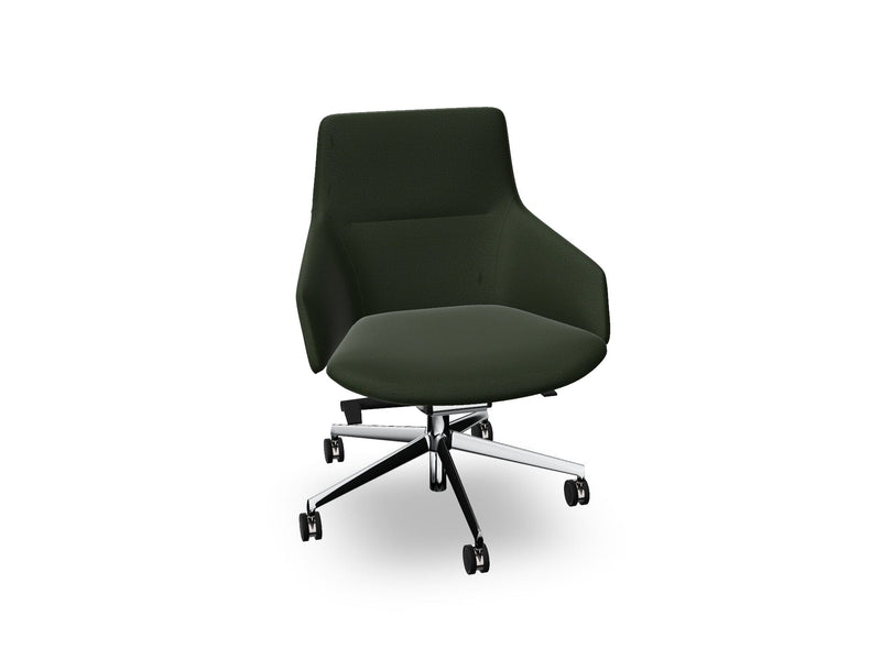 Aston Conference Syncro Five Way Star Base Armchair task chair Arper 
