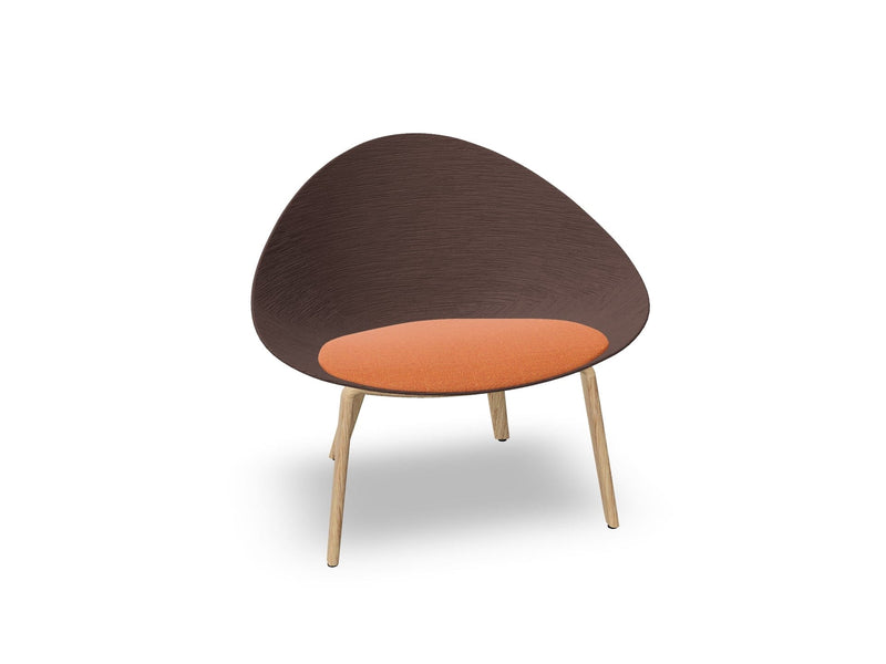 Adell 4 Leg Wood Lounge Chair lounge chair Arper 