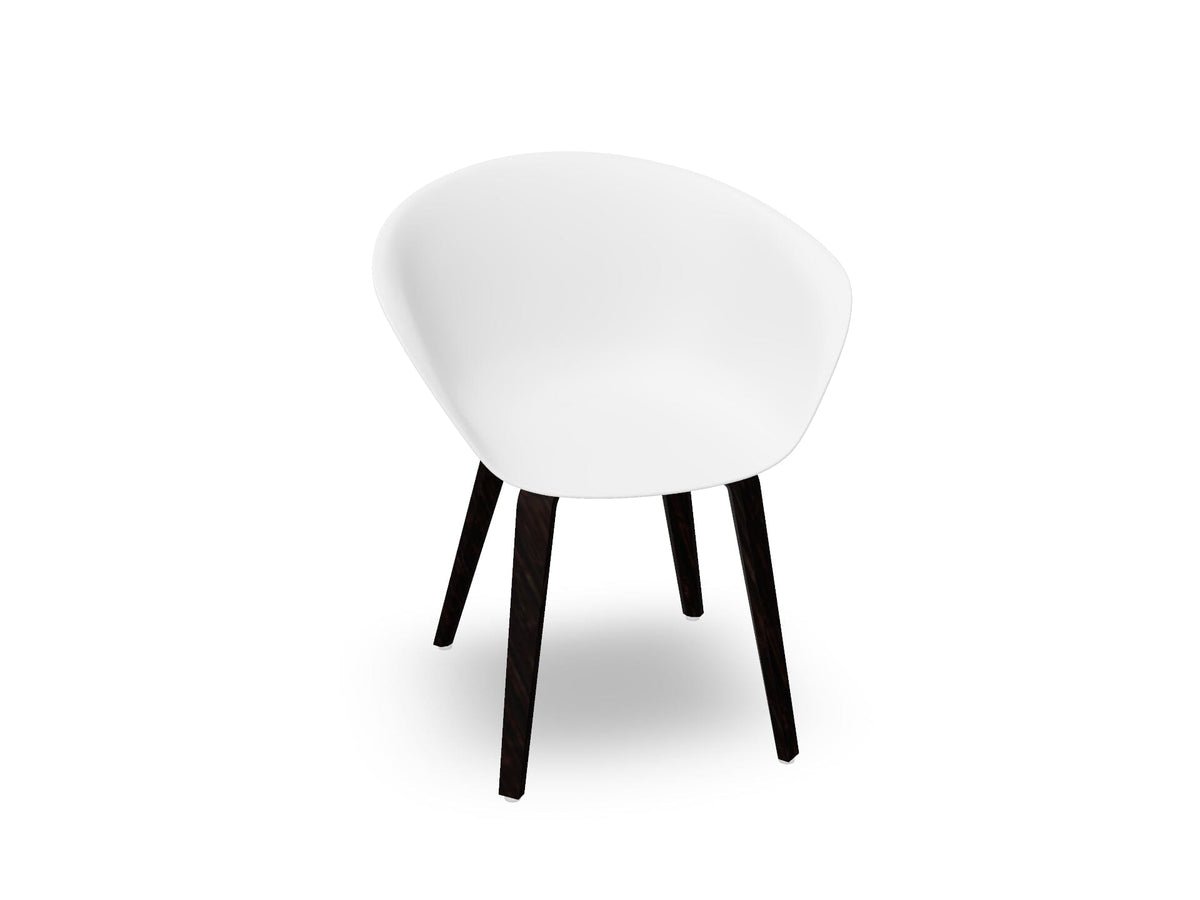 Duna 02 Polypropylene Chair With Wood Legs Chairs Arper 