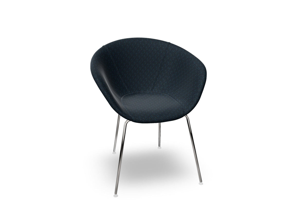 Duna 02 Four Leg Chair Fully Upholstered Chairs Arper 