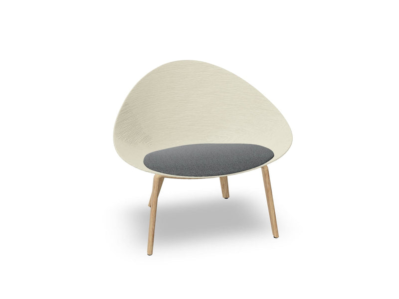 Adell 4 Leg Wood Lounge Chair lounge chair Arper 