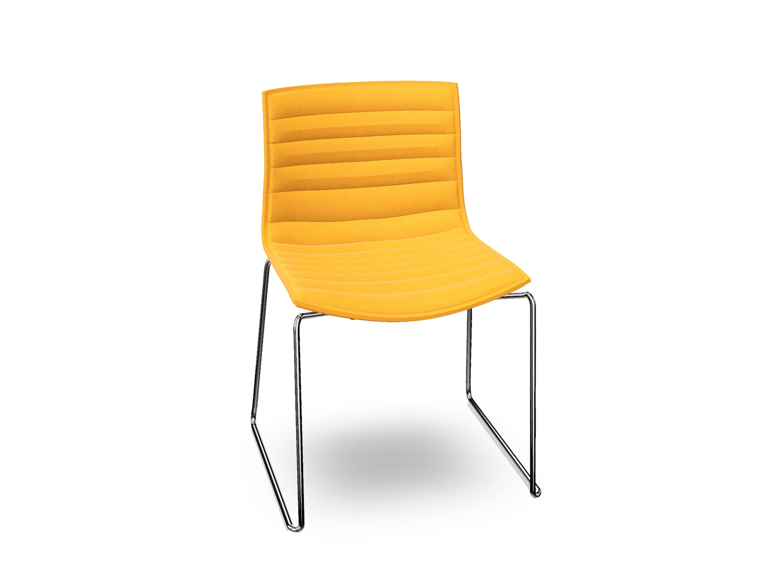 Catifa 46 Sled Base With Fully Upholstered