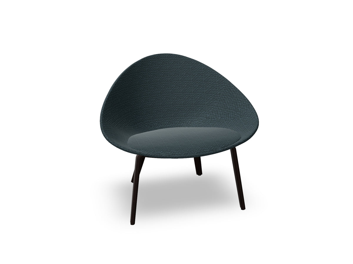 Adell 4 Leg Wood Lounge Chair With Fully Upholstered