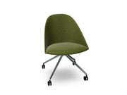 Cila Fully Upholtered Chair With Fixed Trestle Base Chairs Arper 