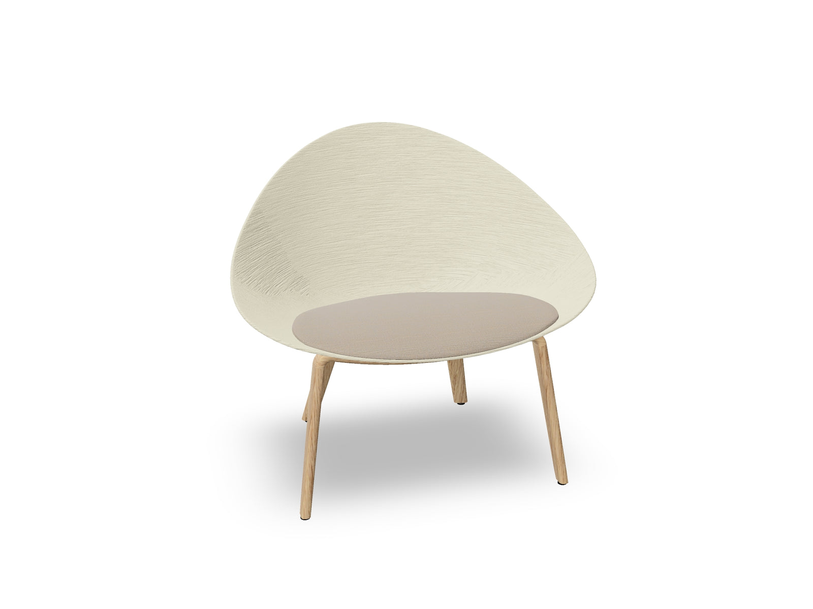 Adell 4 Leg Wood Lounge Chair