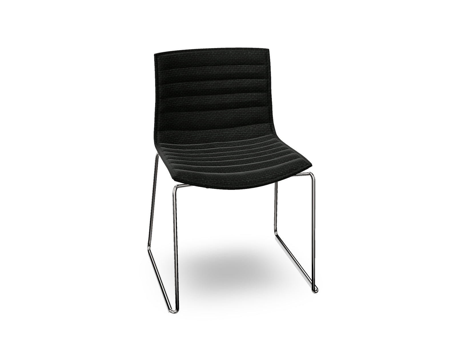 Catifa 46 Sled Base With Fully Upholstered