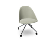 Cila Fully Upholtered Chair With Fixed Trestle Base Chairs Arper 