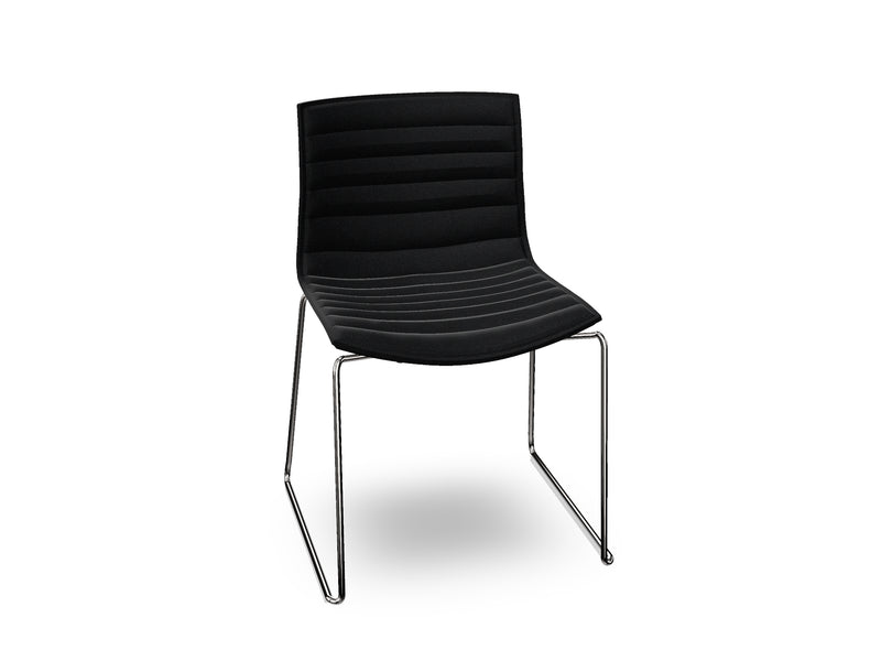 Catifa 46 Sled Base With Fully Upholstered