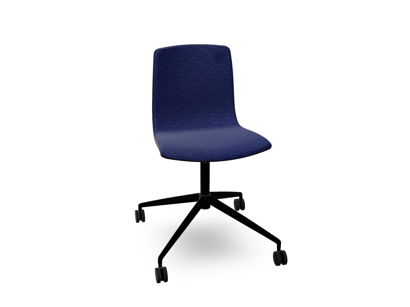 Aava 02 Fixed Trestle Base Wood Chair With Front Upholstery Chairs Arper 