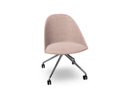 Cila Fully Upholtered Chair With Fixed Trestle Base Chairs Arper 