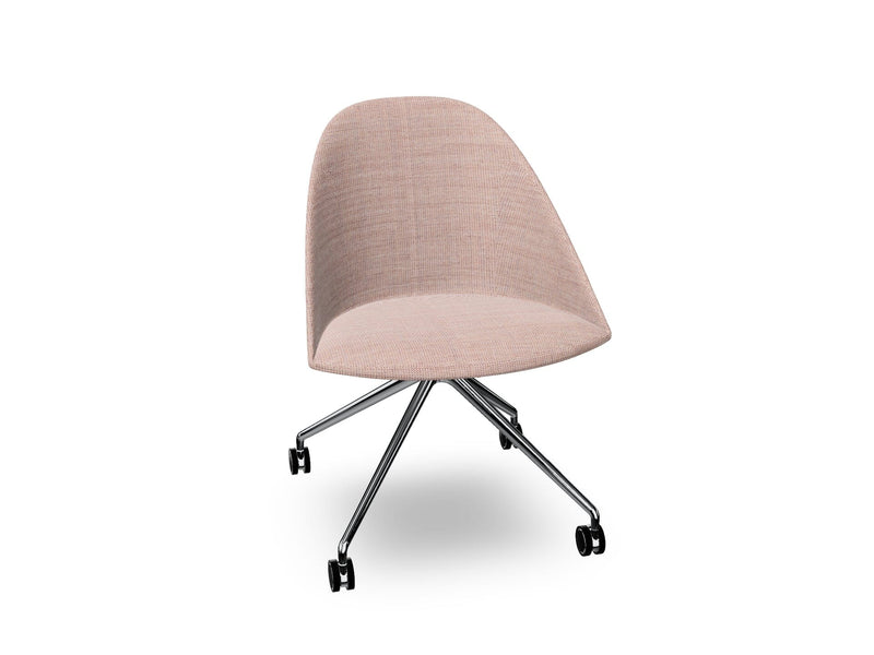 Cila Fully Upholtered Chair With Fixed Trestle Base Chairs Arper 