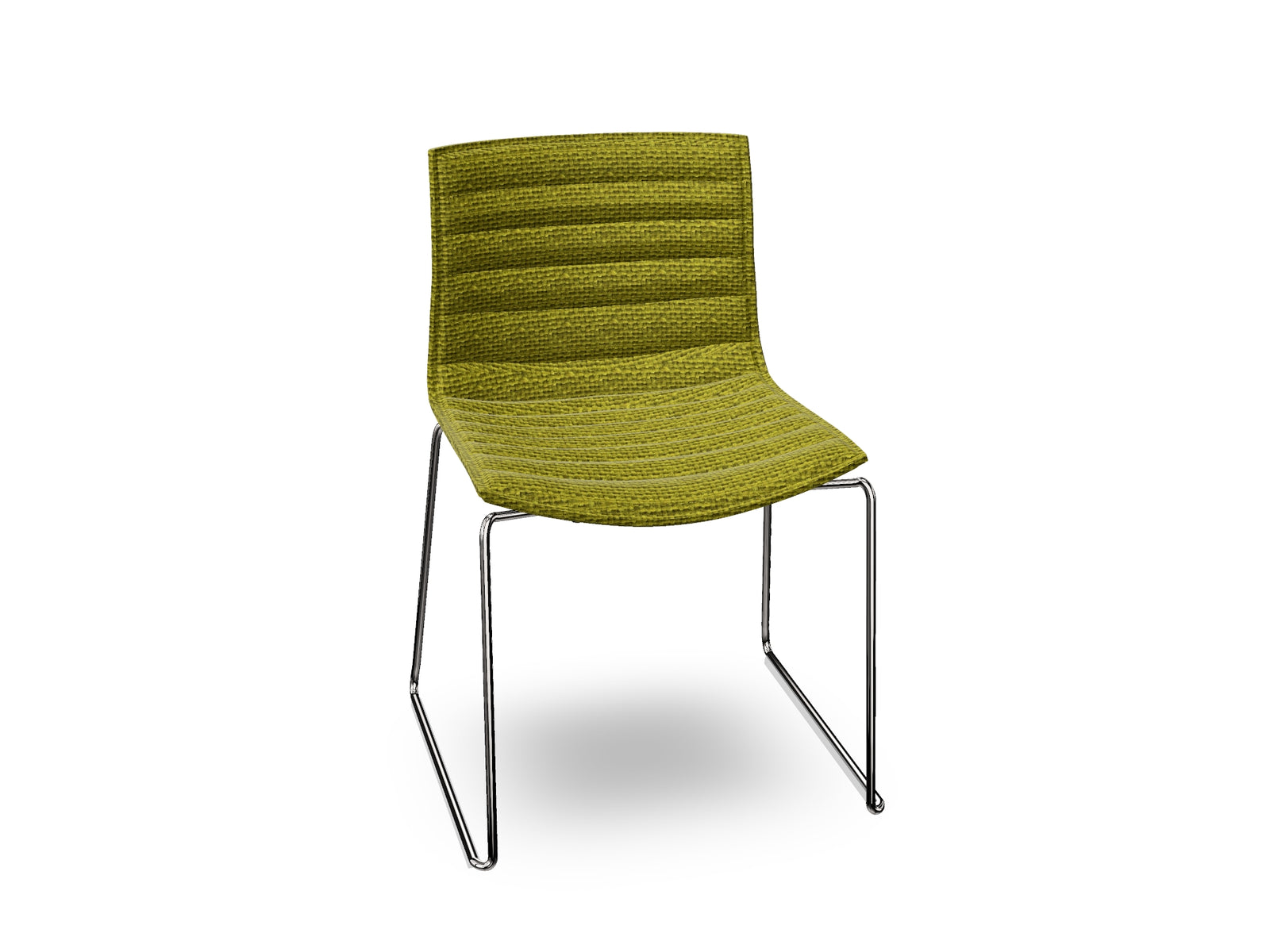 Catifa 46 Sled Base With Fully Upholstered