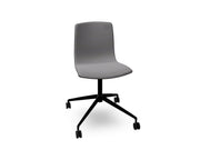 Aava 02 Fixed Trestle Base Wood Chair With Front Upholstery Chairs Arper 