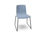 Aava 02 Sled Base Chair With Fully Upholstered Chairs Arper 