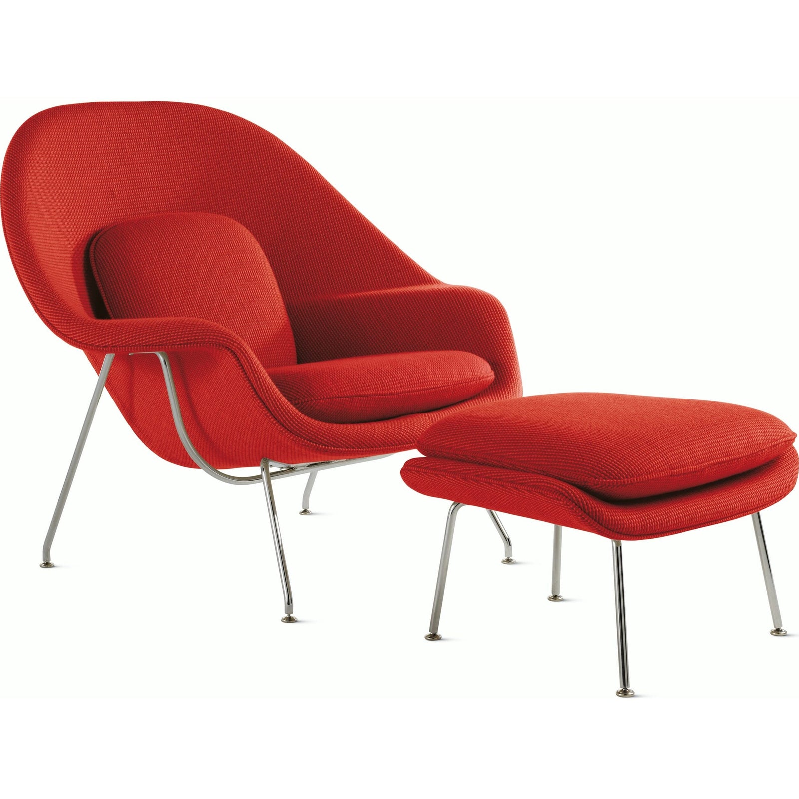 Womb Chair and Ottoman lounge chair Knoll 