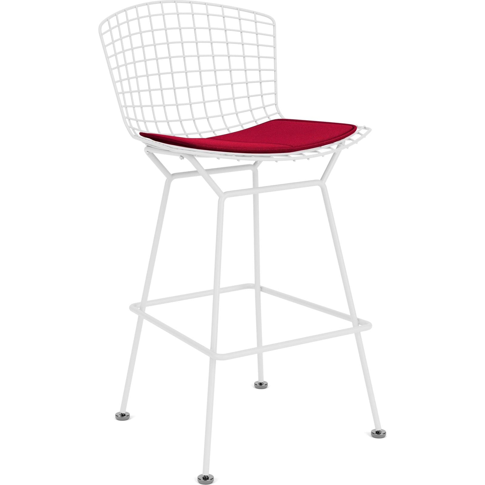 Bertoia Stool with Seat Pad bar seating Knoll 