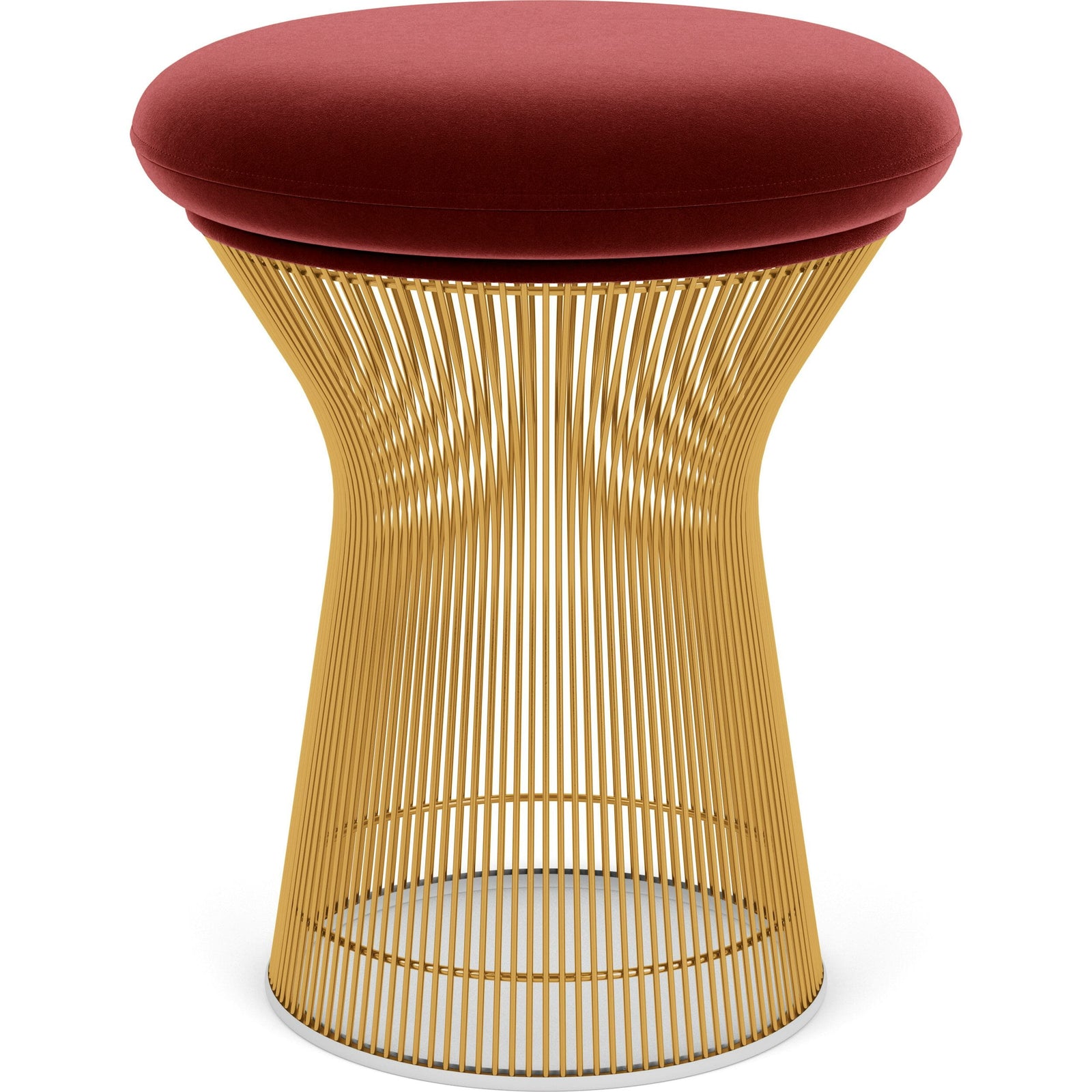 Platner Stool - Gold Stools Knoll 