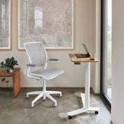 Float Mini Height Adjustable Table Desks humanscale 