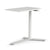 Float Mini Height Adjustable Table Desks humanscale Cloud White - Painted Wood Top With Cloud White Base 