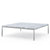 Florence Knoll Low Coffee Table Coffee Tables Knoll Large - 47 x 47 inch Carrara marble, Satin finish 