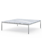 Florence Knoll Low Coffee Table Coffee Tables Knoll Large - 47 x 47 inch Carrara marble, Shiny finish 
