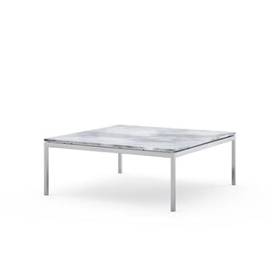 Florence Knoll Low Coffee Table Coffee Tables Knoll Small - 35 x 35 inch Arabescato marble, Satin finish 