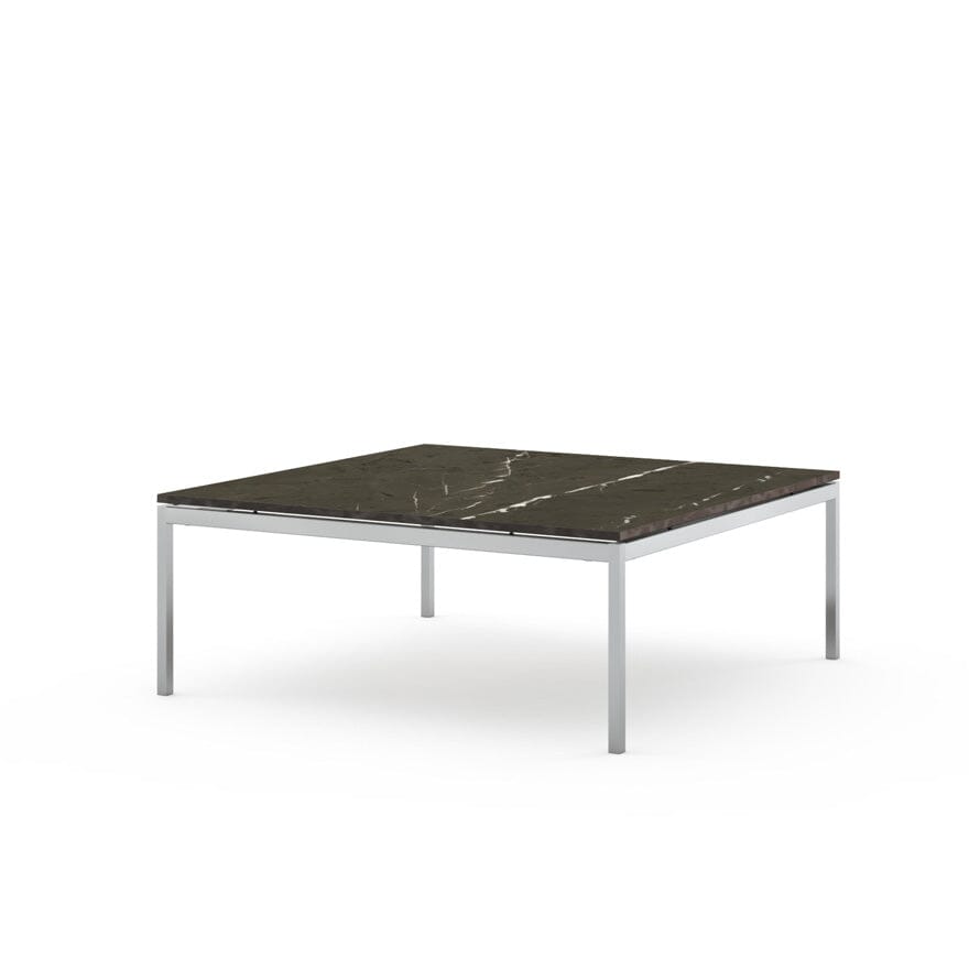 Florence Knoll Low Coffee Table Coffee Tables Knoll Small - 35 x 35 inch Grigio Marquina marble, Satin finish 