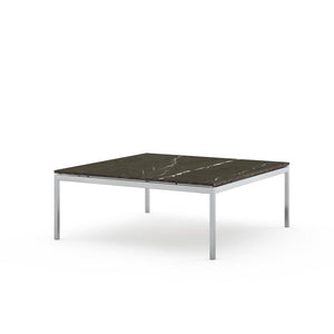 Florence Knoll Low Coffee Table Coffee Tables Knoll Small - 35 x 35 inch Grigio Marquina marble, Satin finish 