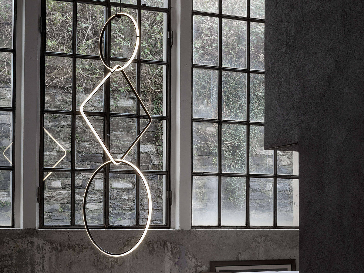 Arrangements Square Pendant Lights Flos 