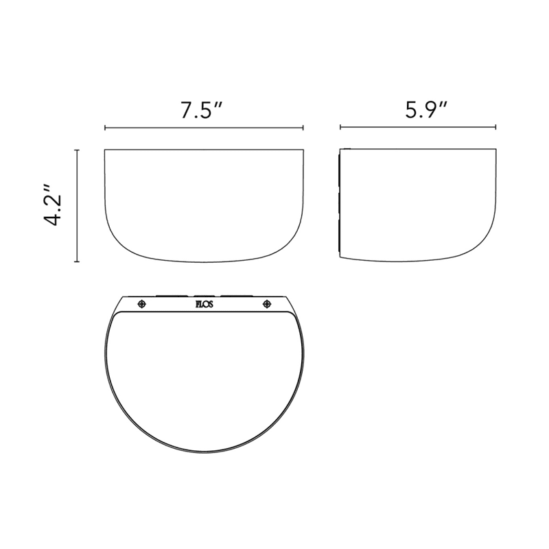 Bellhop Wall Up Lamp wall / ceiling lamps Flos 