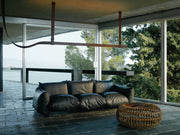 Belt - Leather Wrapped Linear Pendant Pendant Lights Flos 
